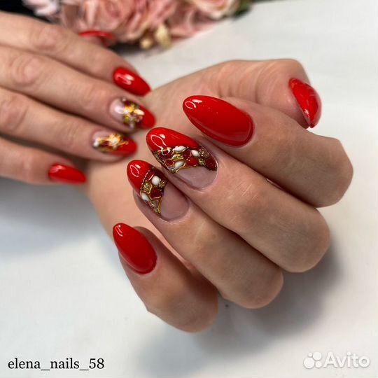 Маникюр, педикюр, наращивание - материал премиум