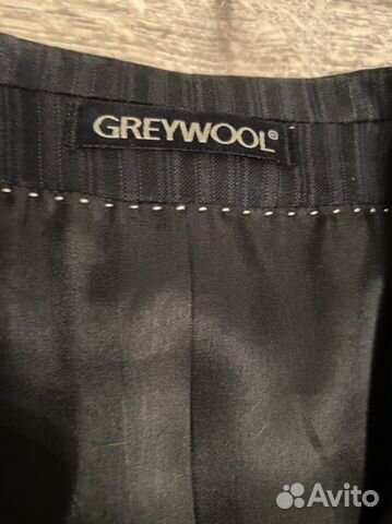 Костюм мужской классический greywool 50-176 шерсть