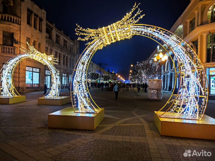 Световая фигура Арка Новогодняя