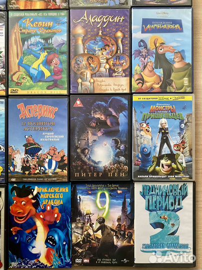 Фильмы и мультфильмы DVD