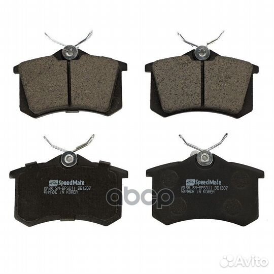SM-BPS011 speedmate Колодки зад.renault Clio