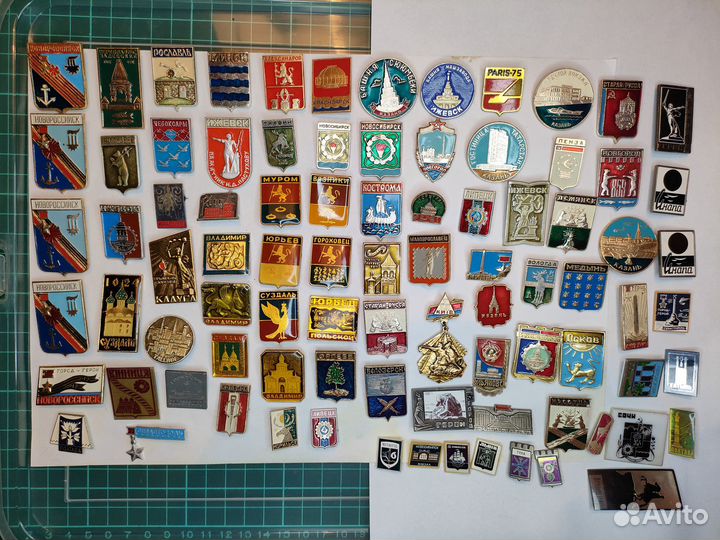 Значки СССР города