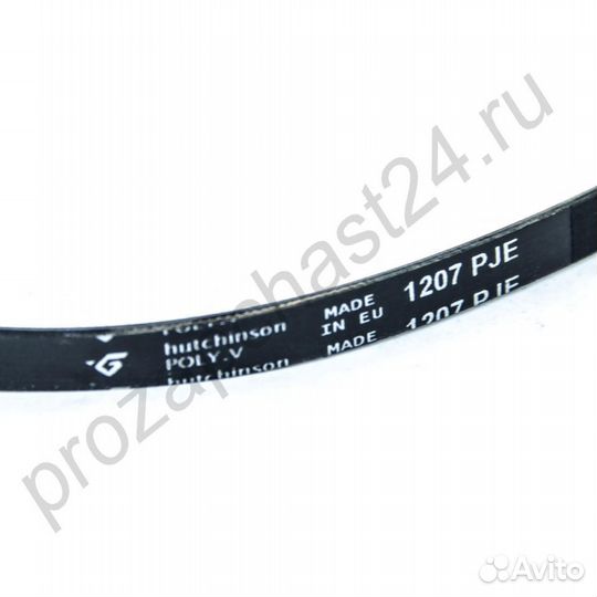 Ремень 1207 J4 PJE «Hutchinson» AV09235 черный
