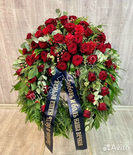 Венки. Корзины. Ритуальные цветы