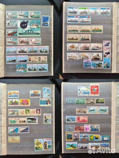 Почтовые марки флот. Альбом целиком