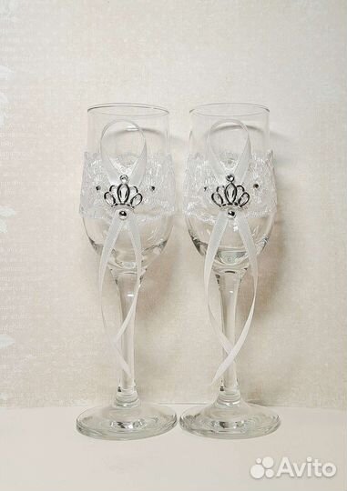 Бокалы на свадьбу для шампанского
