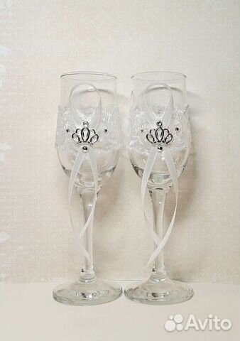 Бокалы на свадьбу для шампанского