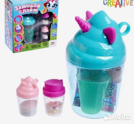 Набор для опытов «Замешай слайм. Милые единорожки»