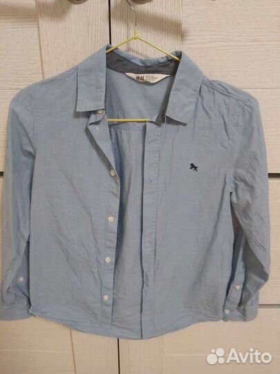 Рубашка с длинным рукавом для мальчика 128