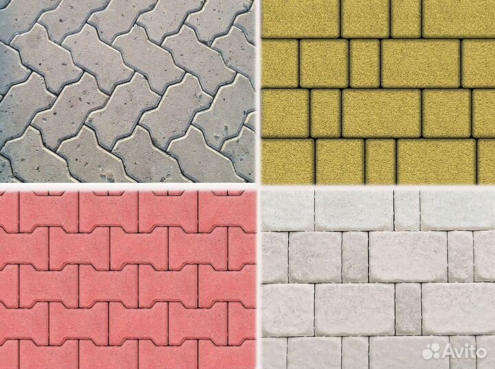 Тротуарная плитка старый город