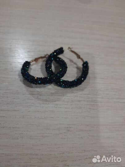 Серьги кольца