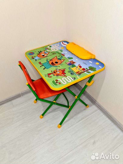 Детский стол и стул Ника Три Кота