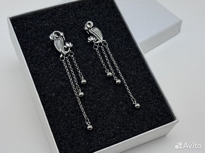 Серебряные серьги