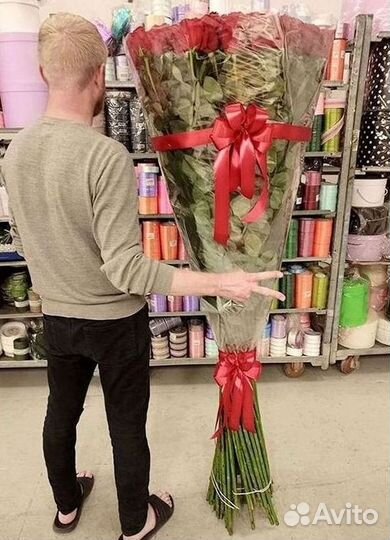 Высокие розы Гигантские розы Доставка цветов