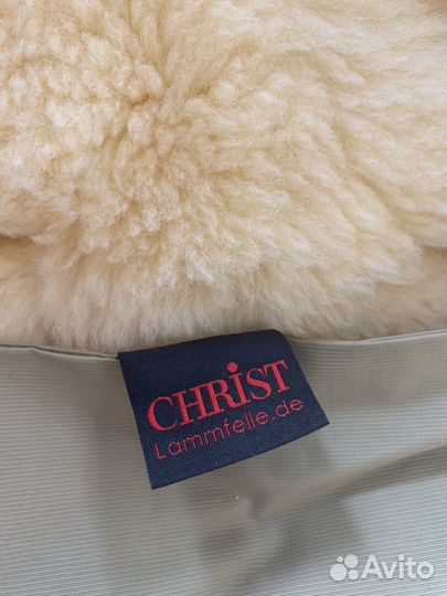 Зимний конверт в коляску на овчине