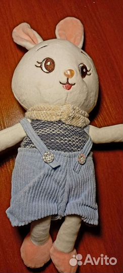Мягкая игрушка заяц ручная работа