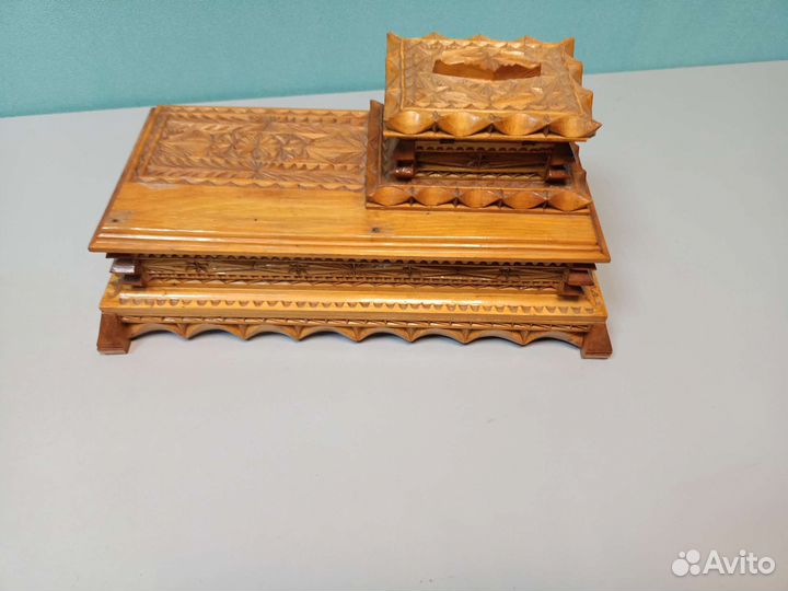 Ларец деревянный резьба