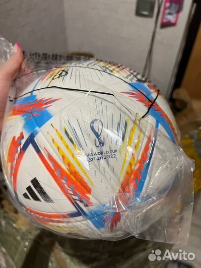 Мяч футбольный размер 5 Adidas qatar 2022