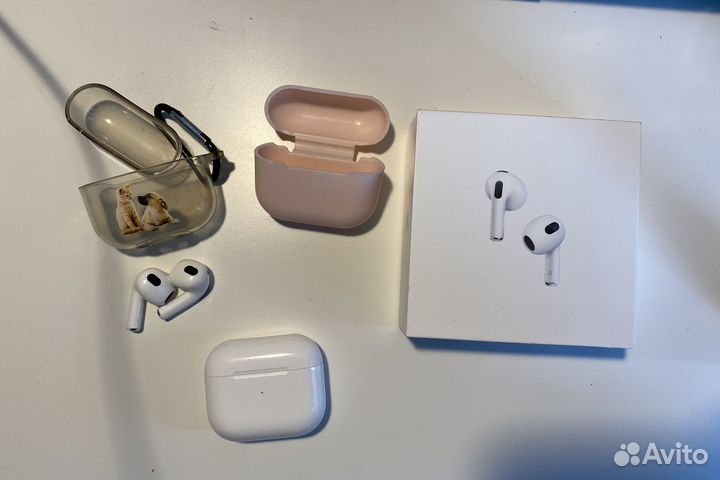 Наушники Apple Airpods 3 + чехлы