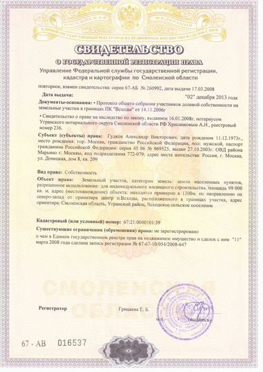 Участок 9,9 га (ИЖС)
