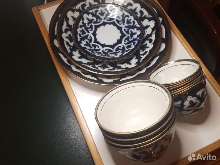 Набор новой узбекской посуды