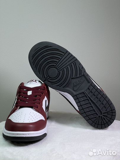 Кроссовки Nike Dunk Low Dark Team Red Black