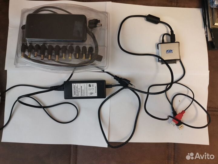 Универсальная зарядка для ноутбука+sata adapter PC