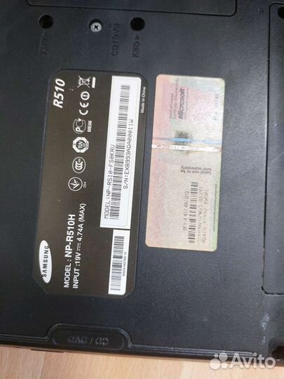 Ноутбук Samsung r510