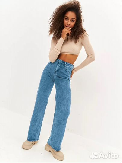 Джинсы широкие