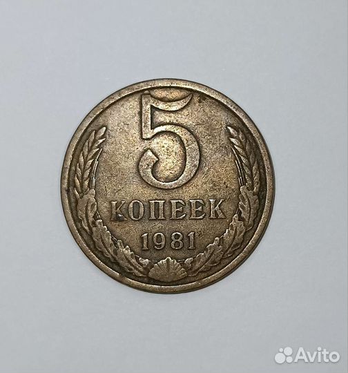 5 копеек 1981 года