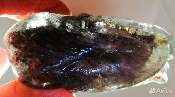 Тектит индошинит, магнитный, кристалл-метеорит