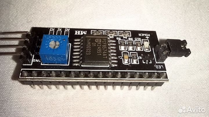 ЖК -дисплейный модуль - 1602А и плата по I2C