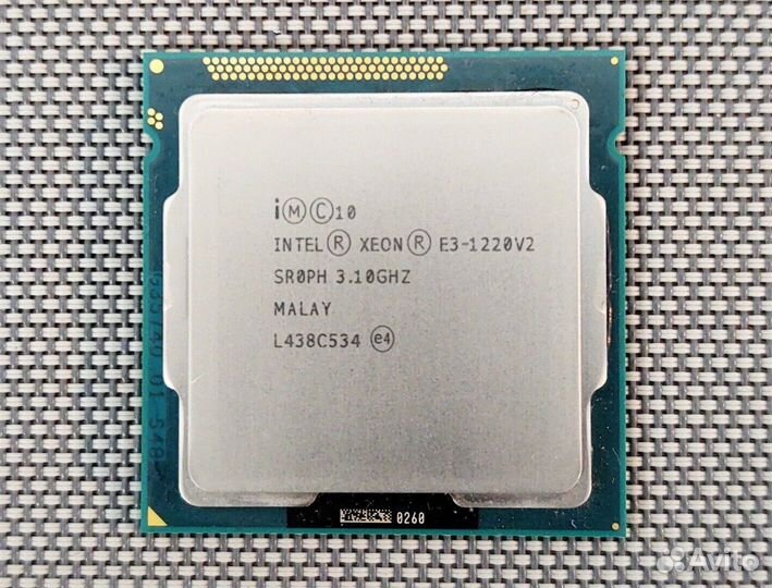 Процессор 1155 xeon e3-1220v2 intel аналог core i5