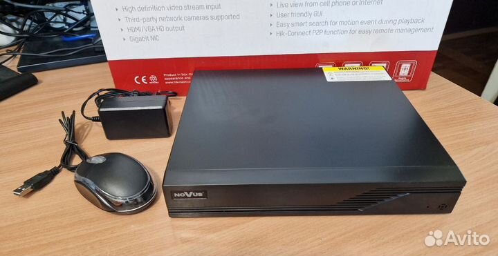 Ip видеорегистратор NoVus NVR-6204-H1