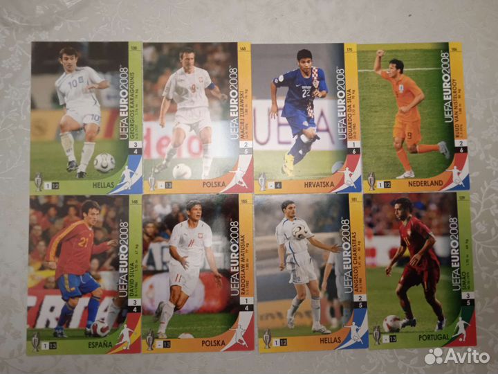 Футбольные карточки Panini uefa euro 2008
