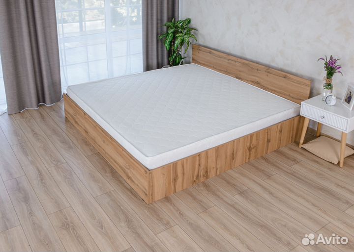 Кровать с матрасом 200 на 200 Парма