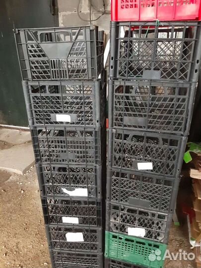 Пластиковые ящики для хранения бу