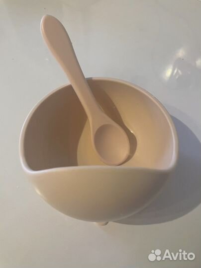 Набор детской силиконовой посуды