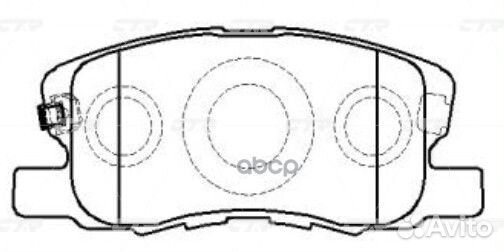 Колодки передние mitsubishi Colt IV 04-12 CTR G