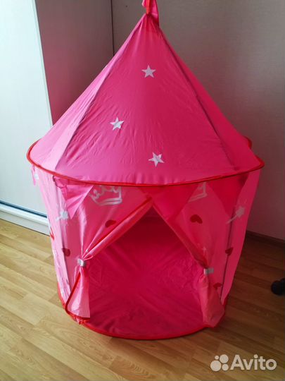 Детский игровой домик палатка Розовый Замок