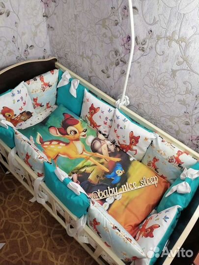 Бортики в кроватку в наличии и под заказ