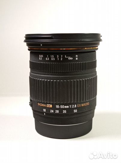 Sigma DC 18-50 mm f/2.8 EX macro