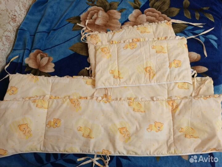 Бортики в детскую кроватку бу