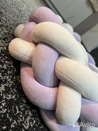 Бортик коса в кроватку