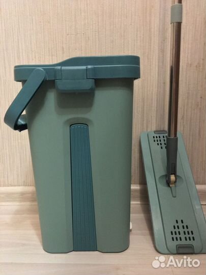 Швабра с отжимом и ведром 8 литров