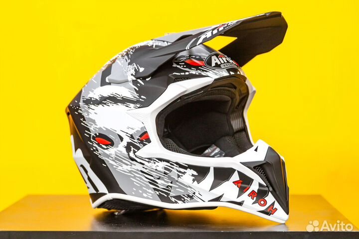 Кроссовый шлем Airoh Wraap Demon Matt