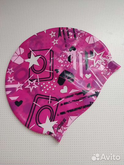 Шапочка для плавания детская, для девочки