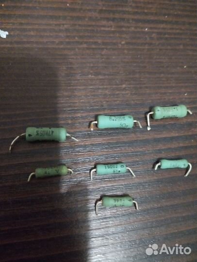 Советские радиодетали с серебром внутри