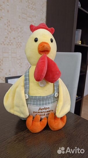 Мягкие игрушки (Петух и мишка)