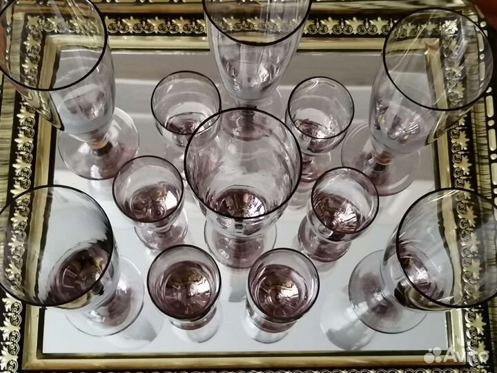 Фужеры и рюмки Богемия и СССР